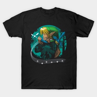 HYRULE TIME TRAVEL Printed t shirt unisex 100% cotton