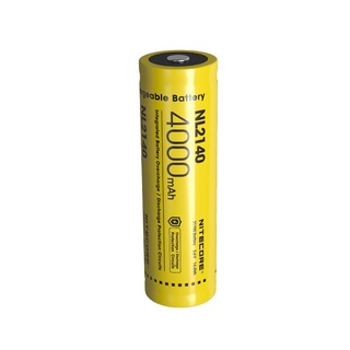 ถ่านชาร์จ Nitecore 21700 4000mAh 3.7V (NL2140) แพค 1 ก้อน ของแท้