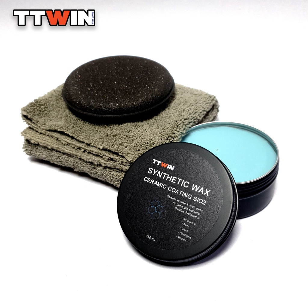 TTWIN CERAMIC COATING Sio2 200 ml เคลือบสีรถ เงาฉ่ำ กันน้ำเกาะ เคลือบโครมไฟหน้ารถ ล้อแมกซ์