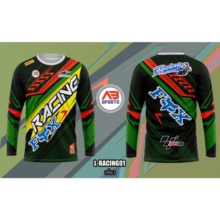 เสื้อพิมพ์ลาย แขนยาวL-RACING01