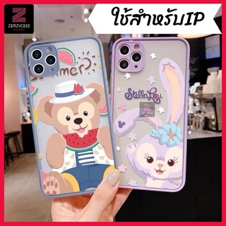 -พร้อมส่งในไทย-เคสขอบสีลายการ์ตูนเคสกันรอยกล้อง TPU นิ่ม ใช้สำหรับIPทุกรุ่น #886