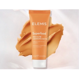 Elemis Super food AHA Glow Cleaning Butter 20 ml (พร้อมส่ง)