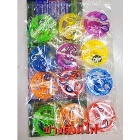 ลูกข่างดึงมีไฟ​ 12ชิ้น