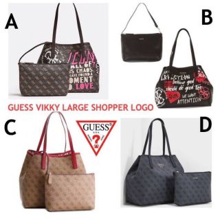 GUESS VIKKY LARGE SHOPPER LOGO