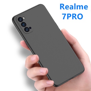 TPU CASE Realme 7Pro เคสเรียวมี เคสซิลิโคน เคสนิ่ม สวยและบางมาก เคสสีดํา realme7Pro [ส่งจากไทย]