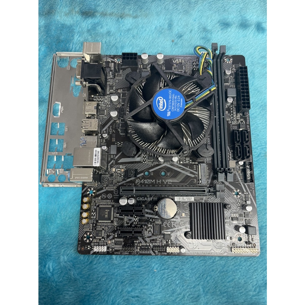 CPU LGA1200 i3-10100 @ 3.6 GHz + M/B GIGABYTE H410M H V2 ซีพียูพร้อมเมนบอร์ด มีประกันเหลือๆ