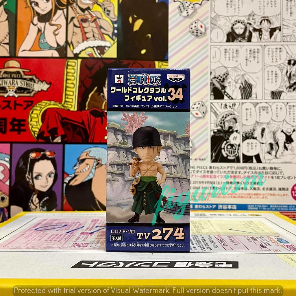 🔥 WCF Zoro โซโล one piece วันพีซ Vol.34 tv 274 🔥 ของแท้ ญี่ปุ่น💯