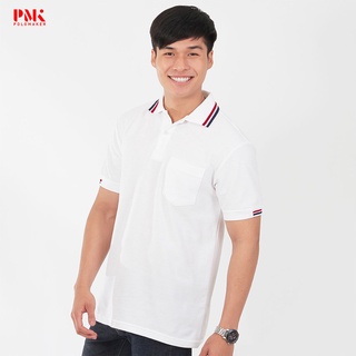 เสื้อโปโล สีขาว  KM120 - PMK Polomaker