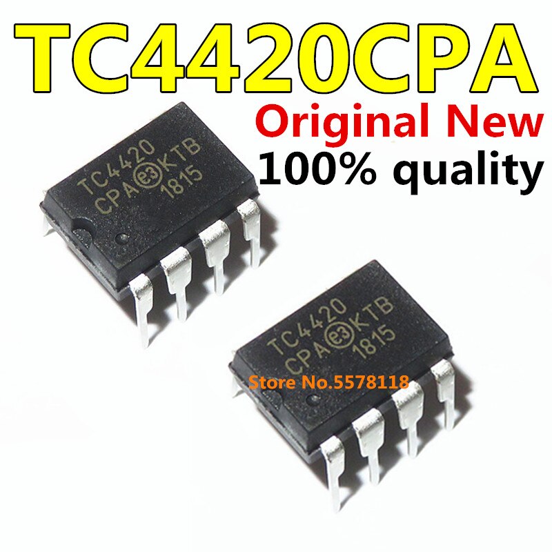10PCS TC4420CPA MIC4420BN MIC4420 TC4420 TC4420EPA DIP-8