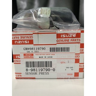 **ของแท้**สวิทซ์/sensor รางหัวฉีดเกลียวใหญ่ Isuzu D-max All new8-98119790-0