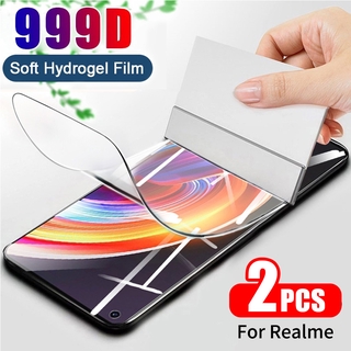 2Pcs/lot ฟิล์มไฮโดรเจล Hydrogel Realme 5 6 7 8 9 Pro 5i 6i 7i 8i 9i C11 C12 C15 C17 C20 C21 C21Y C25 C25S C25Y C31 C35 Narzo 20 30A 50A 50i 50