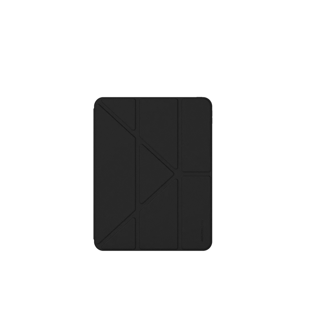 Case iPad Pro 12.9 : AMAZINGthing Casing for iPad Pro12.9(2021) black iStudio By UFicon