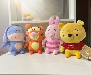 ตุ๊กตา Winnie The Pooh รุ่น SOFT ขนาด 8 นิ้ว ลิขสิทธิ์แท้ พูห์ เพื่อนพูห์