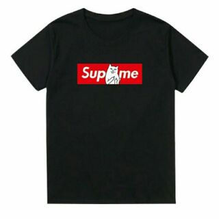 เสื้อยืด Suprem เเมว rin dip