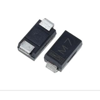 แพ็ค 5ตัว SMD 1N4007 IN4007 Rectifier Diode 1A 1000V M7