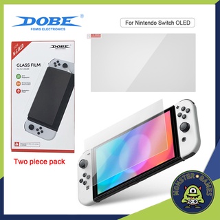 DOBE Glass Film for Nintendo Switch OLED (กันรอยกระจก)(กันรอยใส)(ฟิล์มใส ฟิล์มกระจก Switch)(TNS-1156)