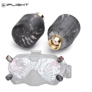 เสาอากาศ iFlight Crystal 5.8GHz 3Dbi LHCP RHCP RP-SMA ปลั๊กเสาอากาศสั้น สําหรับโดรน DJI FPV 2 ชิ้น ต่อคู่