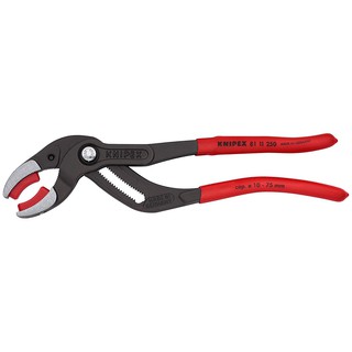 KNIPEX 81 11 250 คีมแบบคอห่านและคีมเชื่อมต่อ ประแจท่อและคีมปั๊มน้ำ