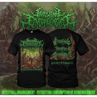 เสื้อยืดผู้ชาย เสื้อยืด ลาย Intestinal Engorgement S-5XL