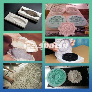 ยางซิลิโคนไต้หวัน RA-325 SILICONE RUBBER ยางซิลิโคนทำแม่พิมพ์ เก็บรายละเอียดได้ดี แห้งเร็ว เนื้อแข็งปานกลาง - ชุด 5 กก.