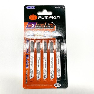 PUMPKIN ใบเลื่อยจิ๊กซอ ตัดเหล็ก รุ่น T118A (44415) แผง5ใบ