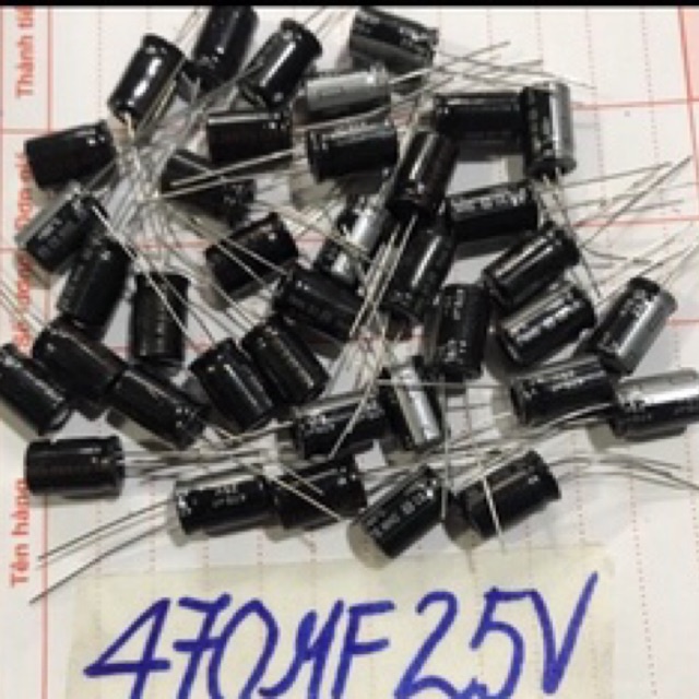 10 คาปาซิเตอร์ 470uf 25v