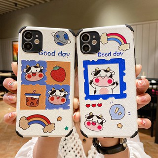 เคสหนังลายการ์ตูนสำหรับโทรศัพท์รุ่น  11/11Pro 11pro Max X XR XS XS MAX 6 7 8  12 12ro 12promax plus#219