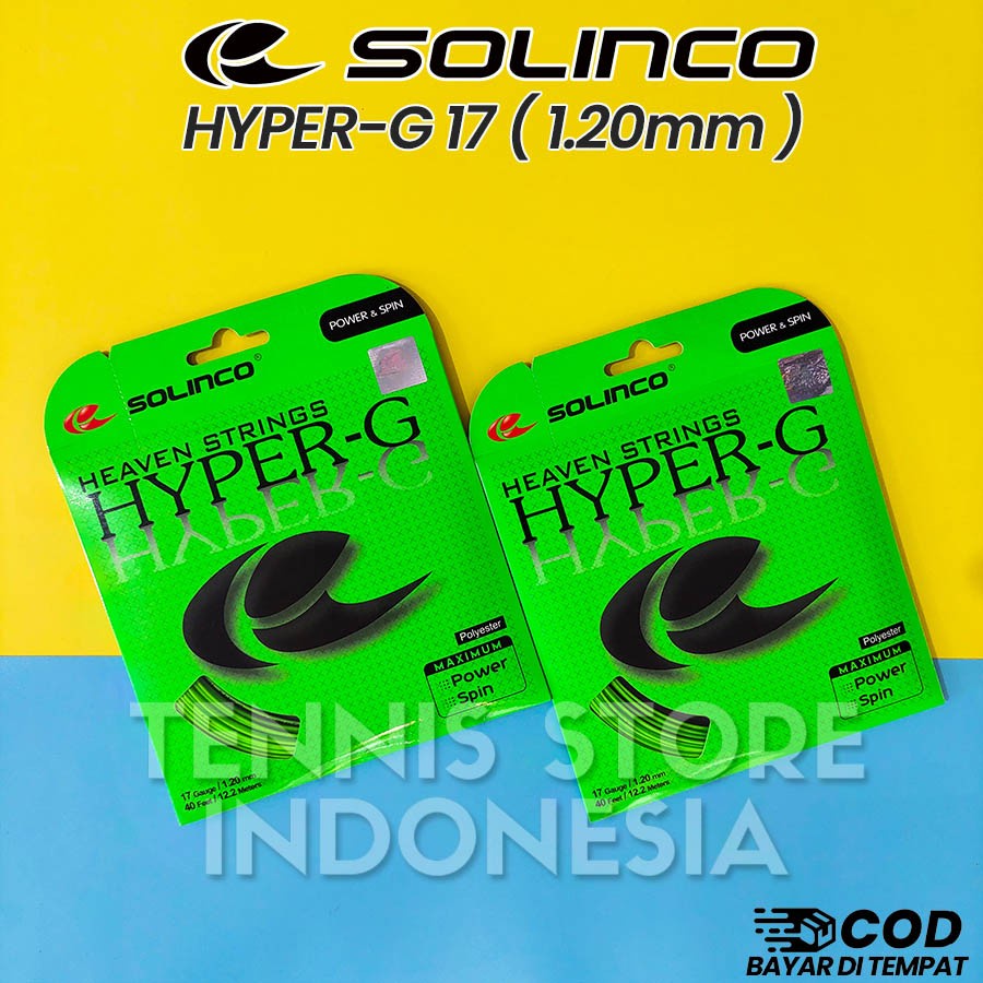 Solinco Hyper-G 1.20/17 String Original ( สายเทนนิส )