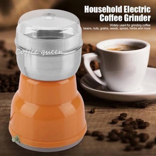 เครื่องบดกาแฟ Coffee Grinder : 200W สแตนเลส เครื่องบดเครื่องเทศ บดสมุนไพร ขนาดมินิใช้งานง่าย -สินค้ามีพร้อมส่ง-