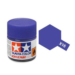 สีสูตรน้ำทามิย่า Tamiya Acrylic X16 Purple 10ml