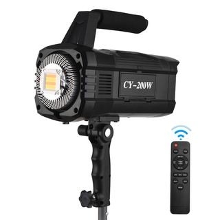 Docooler Andoer CY-100W 100W COB Studio LED Video Light Photography Light Bi-color 3000-6000K Dimmable Brightness CRI ≥95 for Live Stream Studio Photography Outdoor Photography Portrait Video Shooting