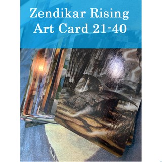 [MTG] Zendikar Rising Art card No21-40 [ภาษาอังกฤษ]