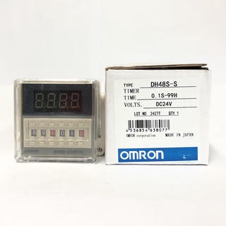 Timer DH48S-S Omron 0.1S-99H Coil 24 V + Socket