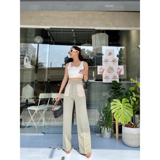 Jenine two-tone pants