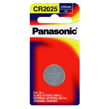 ถ่านกระดุมลิเธี่ยม [PANASONIC] CR-2025PT/1B (1ก้อน/แพ็ค)
