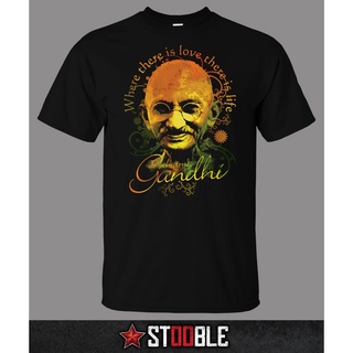 เสื้อยืด โอเวอร์ไซซ์ ทรงสลิมฟิต ลาย Mahatma Gandhi แฟชั่นใหม่