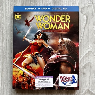 📀 Blu-ray แผ่นบลูเรย์ การ์ตูน Wonder Woman - Commemorative Edition - DC Universe Original Movie(แผ่นแท้ มือหนึ่ง จาก US)