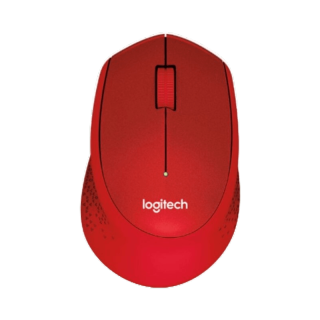 ⚡️กรุงเทพฯด่วน1ชั่วโมง⚡️MOUSE (เม้าส์ไร้สายไร้เสียงคลิก) LOGITECH M331 RED WIRELESS SILENT PLUS CORDLESS Warranty 1 year