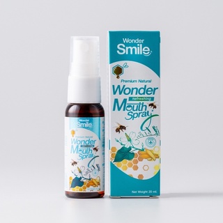 EX Wonder Smile SPRAY ดูแลกลิ่นปากได้ดี Mouth Spray สเปรย์ฉีดปาก จากสารสกัดพลูคาวและสมุนไพรสกัดเข้มข้น ลมหายใจหอมสดชื่น