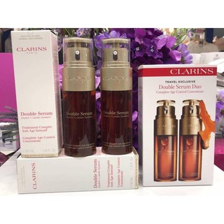 CLARINS DOUBLE SERUM Complete Age Control Concentrate 50ML แท้💯% ล๊อตใหม่