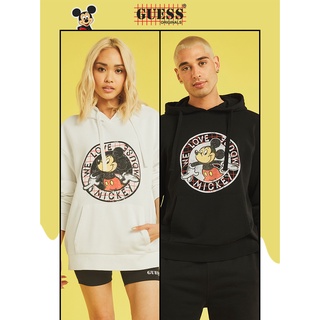【พร้อมส่ง】Guess เสื้อกันหนาวหมวกพิมพ์ลายแฟชั่นสําหรับผู้ชายและผู้หญิง