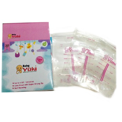 Baby Yuki นมแม่ถุง 120ml ปลอดสาร BPA (30 ชิ้น)