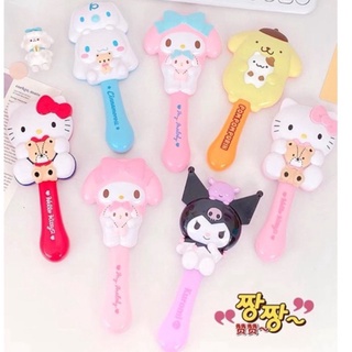 หวี/กระจกซารีโอ้ SANRIO ตัวใหญ่ มีด้ามจับ พกพาได้