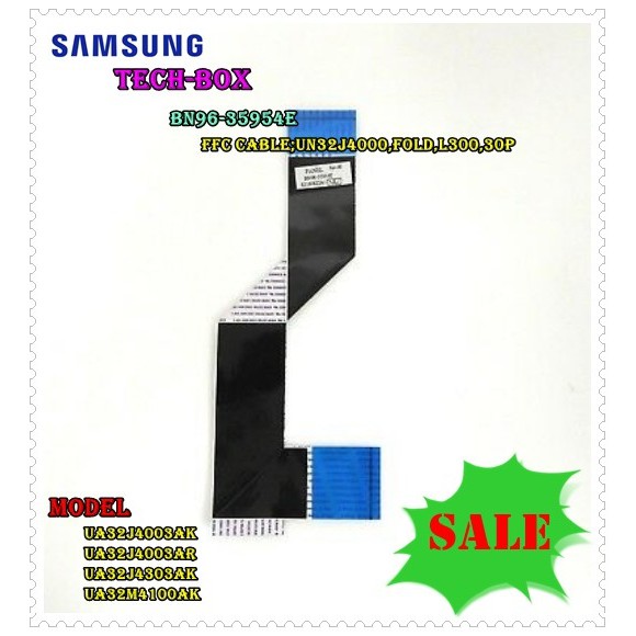 อะไหล่ของแท้/สายแพรจอทีวีซัมซุง/SAMSUNG/FFC CABLE/อะไหล่ถอด/BN96-35954E