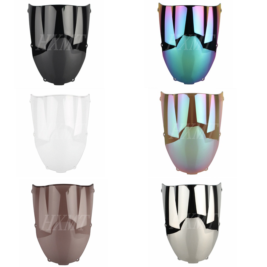 สําหรับ Kawasaki Ninja ZX6R ZX-6R 636 2000 2001 2002 กระจกรถจักรยานยนต์ WindScreen แฟริ่งหน้าจอ