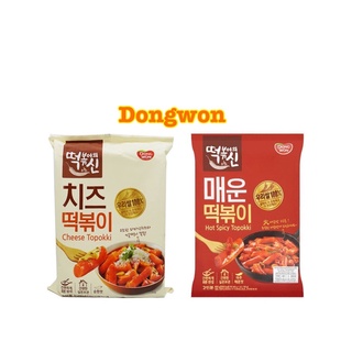 Dongwon Topokki Stick-Shaped Rice Cake Family มีไห้เลือก 2 รสชาติ