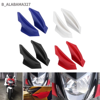 ALABAMAR Motorcycle Aerodynamic Winglets Spoiler Wing Universal Modification Accessory