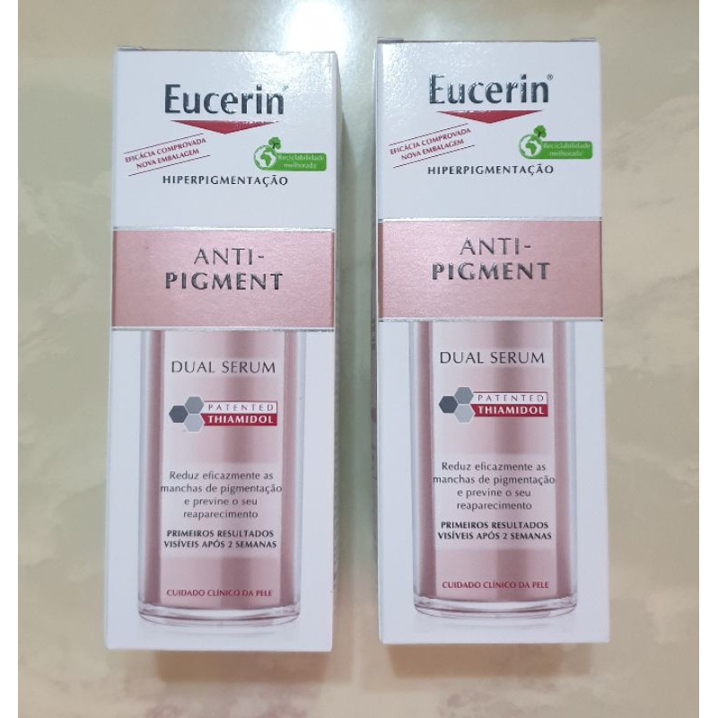 พร้อมส่ง ⭐แพคเกตใหม่⭐Eucerin​ anti-pigment dual serum 30 ml หมดอายุ 08/2023ULTRAWHITE+ SPOTLESS DOUBLE BOOSTER SERUM