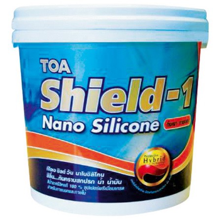 สีทาบ้าน TOA Shield 1 NANO ชนิดกึ่งเงา ขนาด 3.785 ลิตร | Shopee Thailand
