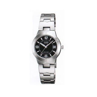 ﻿CASIO นาฬิกาผู้หญิง lady สายสแตนเลส รุ่น LTP-1241D-1ADF - Silver